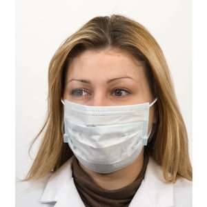   Fluid Resistant Mask W/ Face Shield Blue