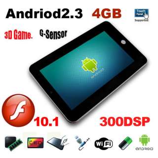 Inch Android 2.3 Tablet PC WIFI WLAN 3G MID Touch Screen Ebook 