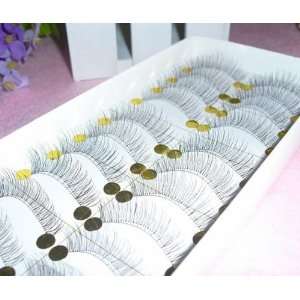   10 Pair Natural Soft False Lashes artificial Eyelashes m010295 Beauty
