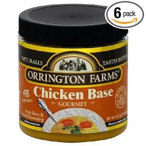 Orrington Farms Gourmet Chicken Paste Base, 8 Ounce Jars (Pack of 6)