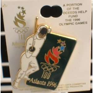  Fencing   1996 Atlanta Olympic Pin 