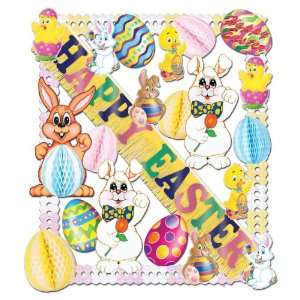  Flame Resistant Easter Decorating Kit   25 Pieces Case 