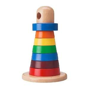 Children Toy Mula Stacking Rings, Multicolour, Beech Soft Stick; Will 