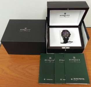   Perrelet A1045/3 Chronograph Rattrapante Automatic Watch + Box & Paper