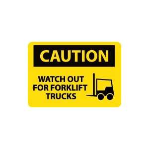   CAUTION Watch Out For Forklift Trucks Safety Sign