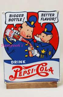 Ande Rooney Pepsi and Pete Vintage Reproduction Sign  