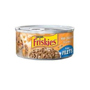 Friskies Prime Filets With Chicken In Gravy Canned Cat Food 24/5.5 oz 