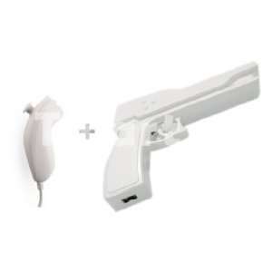  Light Gun and Nunchuk Controller for Wii Electronics