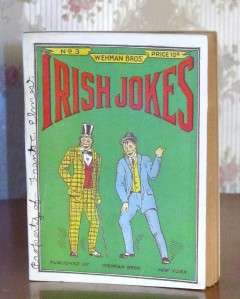 Antique Wehman Bros. Brothers Actors Jokes Joke Book Number 3  