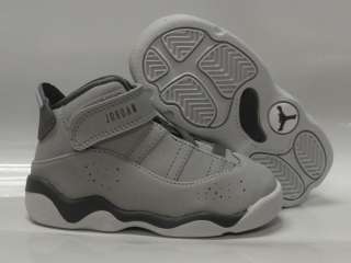 Nike Jordan 6 Rings 3M Grey Infant Toddlers Shoes 6.5  