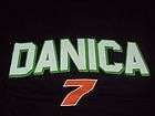 DANICA PATRICK TEE SHIRT BLACK ADULT 2X NASCAR LICENSED PRODUCT
