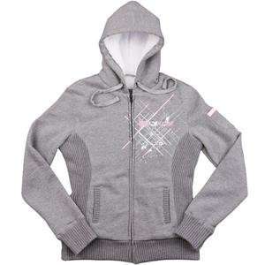  Klim Womens Athena Zip Up Hoodie   Small/Heather Grey 