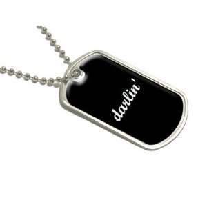  Darlin   Darling Southern   Military Dog Tag Luggage 