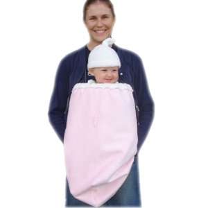   , Baby Carrier Cover With Hat, Faux Suede Sherpa, 1, Light Pink Baby