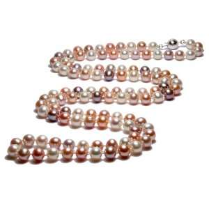  Multicolor Goddess   Long Pearl Necklace Love My Pearls 
