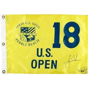   US Open Flag UDA LE 500   Autographed Pin Flags