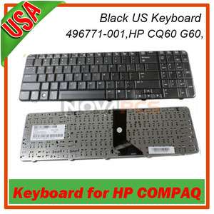 US Black Laptop Keyboard for HP Compaq CQ60 G60 NSK HAA01 496771 001 