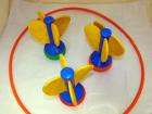 Fisher Price Lawn Yard Dart Set   3 Darts and 1 circle  