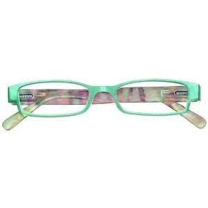  Peepers Reading Glasses, Iridescent Pink and Green, +1.25 