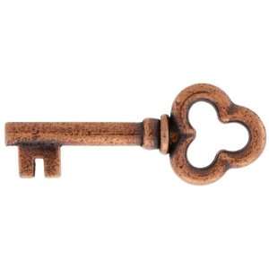   Pack of 4 TierraCast® Pewter Antique Copper Key Drops