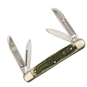   214DSDH Deer Hunter Congress Pocket Knife with Genuine Stag Handles