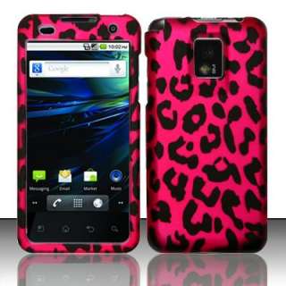 LG OPTIMUS 2X G2X G2 Pink Leopard Hard Phone Cover Case  