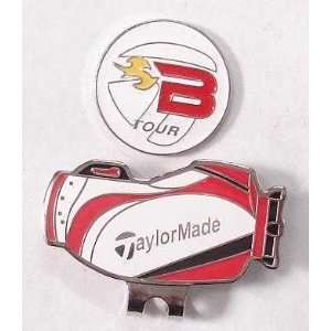   Tour Burner Red Golf Magnetic Hat Clip & Ball Marker 