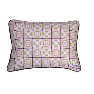  Geox Pink and Green Nursery Pillow