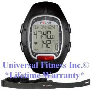  POLAR RS100 HEART RATE MONITOR BLACK WATCH   INCLUDES A 