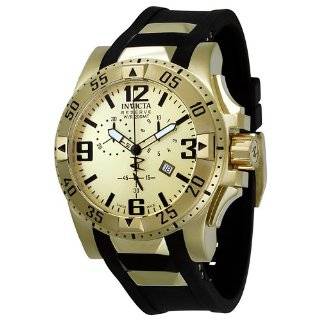  Invicta Mens 6266 Reserve Collection Chronograph 18k Gold 