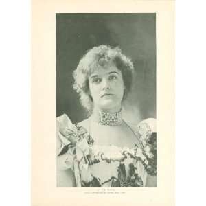  1898 Print Actress Isabel Irving 