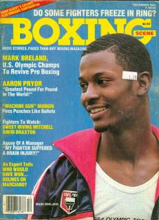 1984 Boxing Scene Magazine Mark Breland U.S. Olympics  