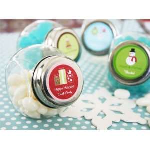  A Winter Holiday Candy Jars