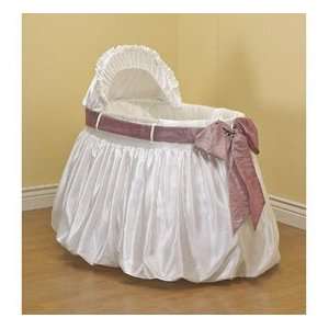 Gift for You Bassinet Liner/Skirt and Hood   w/ Pink Sash   Size 13 