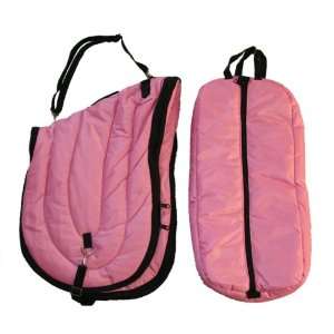  All Purpose English Horse Saddle Carrier Pink Set Sports 