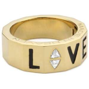  Love Peace And Hope Love Made In Heaven 18k Yellow Gold 