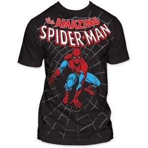 The Amazing Spiderman Marvel Comic Subway T shirt top  
