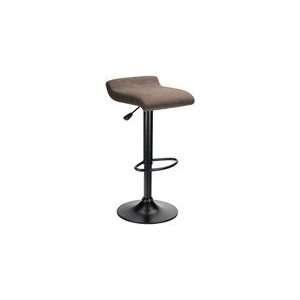  Marni Air Lift Stool, Microfiber Seat Top, Black and Stain 