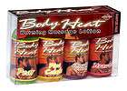 Edible Warming Body Heat Flavored Massage Oil 1 fl.oz, Sampler Pack