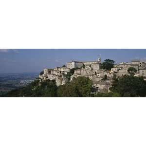 Houses on the Top of a Hill, Todi, Perugia, Umbria, Italy by Panoramic 