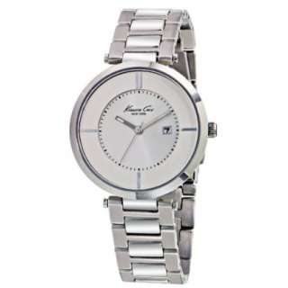 Kenneth Cole New York Womens KC4708 Analog Silver Dial Watch 