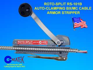 Roto Split RS 101B Auto Clamping BX/MC Cable Cutter  