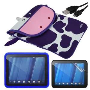 Premium Coco the Cow Memory Foam Case(10.1 inch)+HP Touch Pad Tablet 