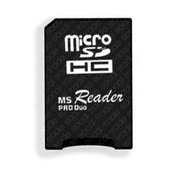 MicroSD Micro SDHC to MS Pro Duo Memory Stick Adapter  