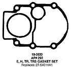  27 54014Q1 OUTDRIVE GASKET KIT FITS MERC 215E, 215H, TR AND TRS DRIVES