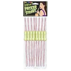  Fun Colored Glow Pecker Straws