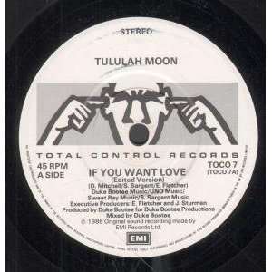   LOVE 7 INCH (7 VINYL 45) UK TOTAL CONTROL 1986 TULULAH MOON Music