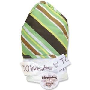 Trend Lab Baby Giggles Stripe Hooded Towel