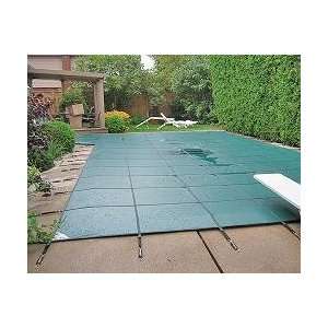  Swimming Pool Cover Safety Green Solid 16 X 32 Right 