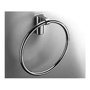  Colombo Accessories B0111 Luna Ring Towel Holder White 